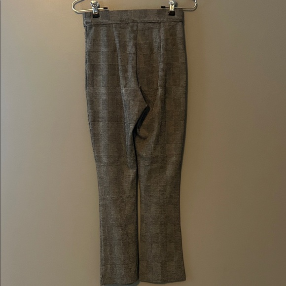 Hollister Charcoal Checkered Flare Pants - Picture 6 of 7
